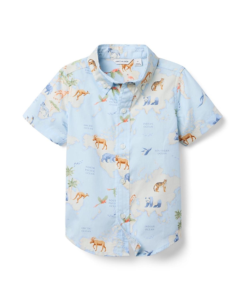 Janie And Jack The Poplin Shirt