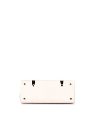 PM Saigon Top Handle Bag Coated Canvas with Leather