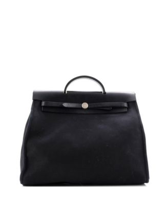 Pre-Owned HERMÈS - GM Herbag Toile and Leather