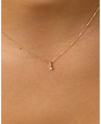 Solid Gold - Birthstone Necklace