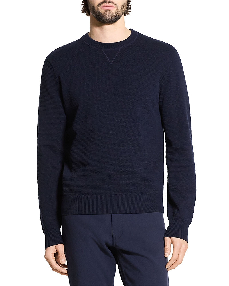 Theory Myhlo Long Sleeve Crewneck Tee in Eco Breach