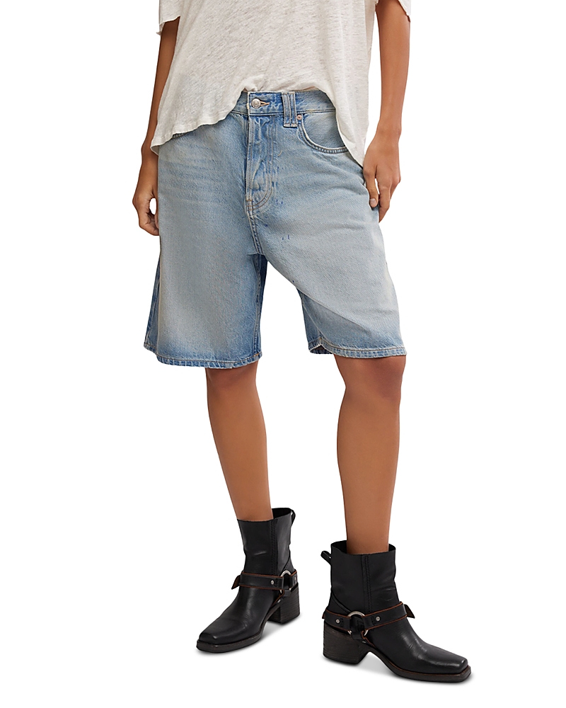 Shop Free People Montana Mid Rise Bermuda Shorts