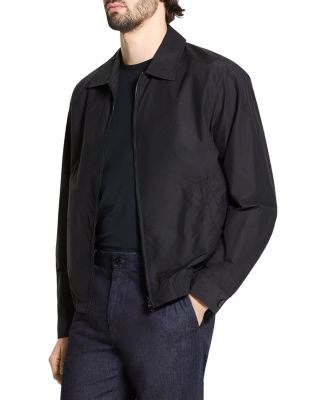 Zip Blouson in Soft Lawn
