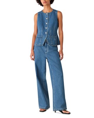 Denim Slim Fit Waistcoat