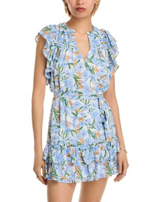 Floral Ruffle Mini Dress - Exclusive