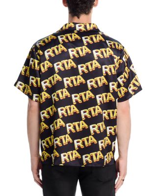 Logo Print Camp Shirt