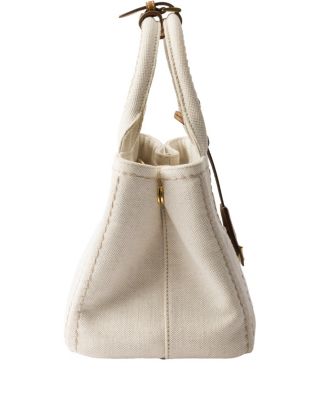 Prada Jardiniere Small Linen Blend Handbag | Bloomingdale's