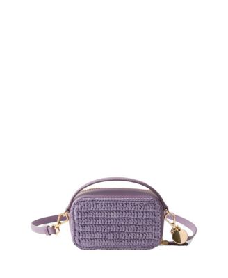 Crochet and Leather Mini-Pouch