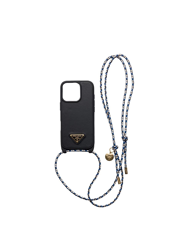 Prada Logo-plaque Iphone 16 Pro Case