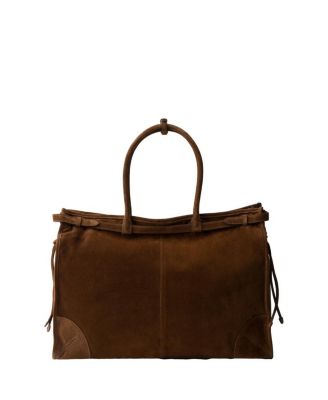 Suede Tote Bag