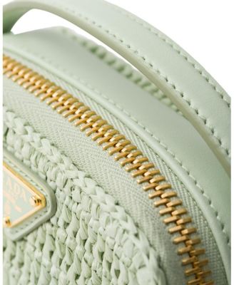 Crochet And Leather Mini-Pouch