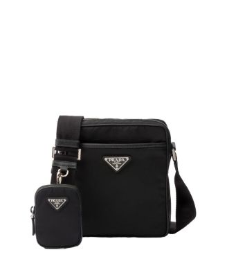 Re-Nylon and Saffiano Shoulder Bag