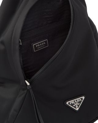 Re-Nylon and Leather Backpack