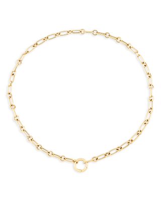 Paperclip Link Chain Necklace in 14K Yellow Gold, 18"