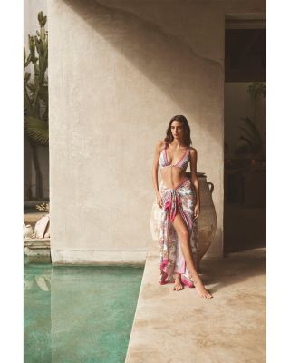 Maribel Bright Paisley Pareo Cover-Up