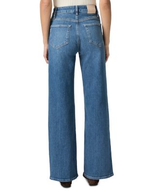 Anessa Seamed High Rise Wide Leg Jeans in Paley