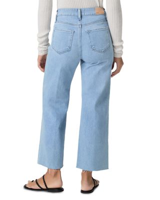 Anessa Petite High Rise Raw Hem Jeans in Luminaries