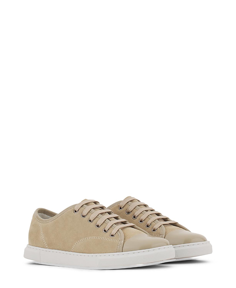Lanvin Women's Dbb1 Sneakers In Suede And Patent Leather