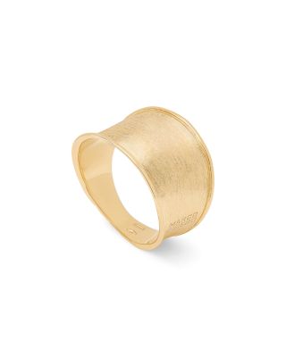 18K Yellow Gold Lunaria Band Ring