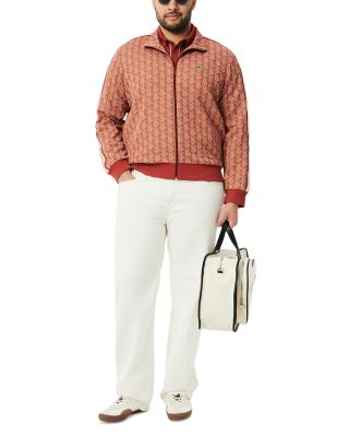 Lacoste Monogram Print Zip Front Track Jacket | Bloomingdale's Men