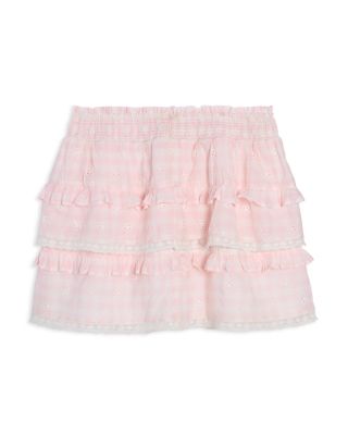 Girls' Billie Cherry Embroidered Tiered Skirt - Big Kid