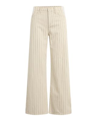 The Lou Lou Maternity Jeans in Natural Stripe