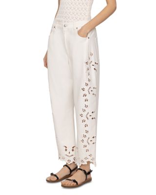 Cavina High Rise Jeans in White