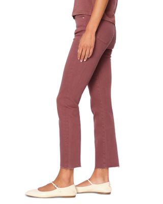 Mara Straight Mid Rise Instasculpt™ Ankle Jeans in Dried Rose