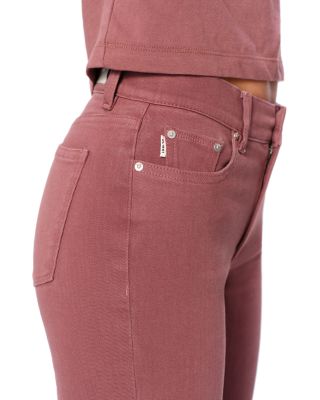 Mara Straight Mid Rise Instasculpt™ Ankle Jeans in Dried Rose
