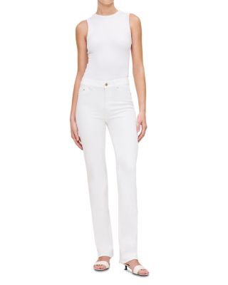 Halle Straight High Rise Instasculpt™ Jeans	in White