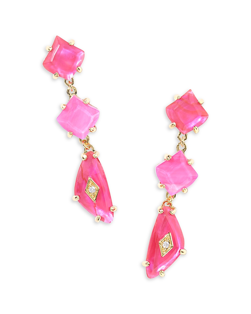 Kendra Scott Mixed Stone Linear Drop Earrings