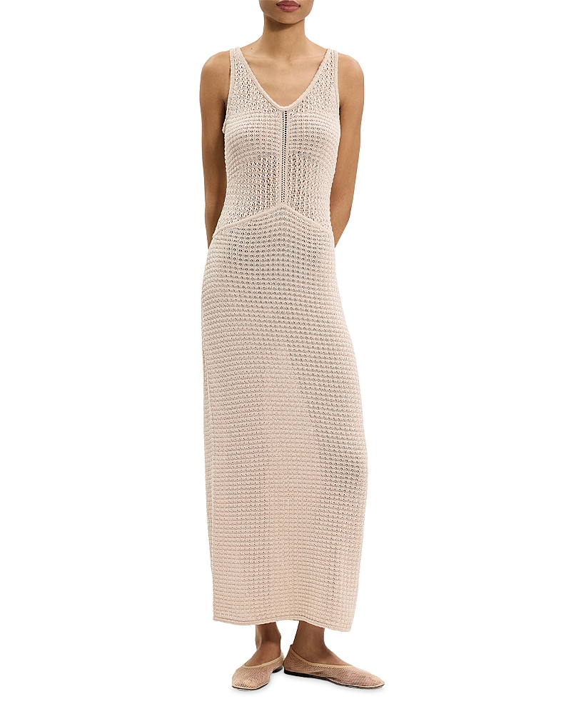 Theory Open Stitch Sleeveless Maxi Dress