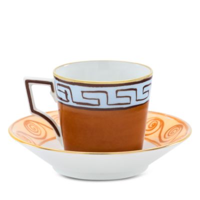 Luna Coffee Cup with Saucer, Set of 4