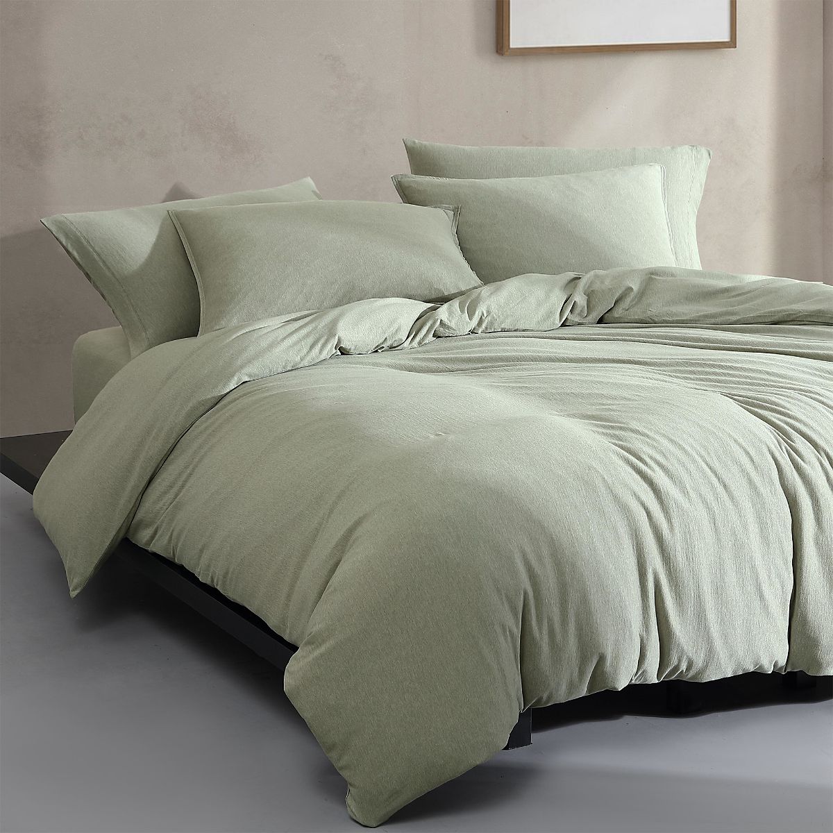 Calvin Klein Modern Melange Jersey Duvet Cover Set