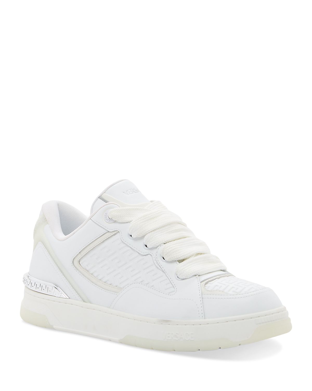 Versace Men's Biggie Basket Leather Sneakers