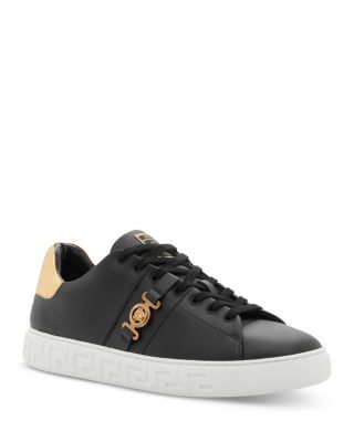 Versace - Men's Biggie La Greca Leather Sneakers