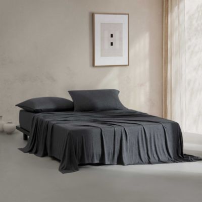 Modern M&eacute;lange Jersey Sheet Set, Twin XL