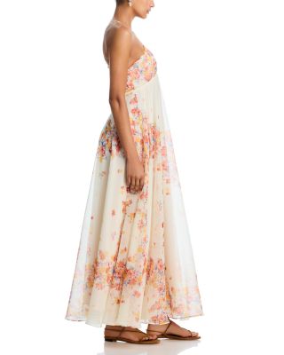 Placed Floral Maxi Dress - Exclusive