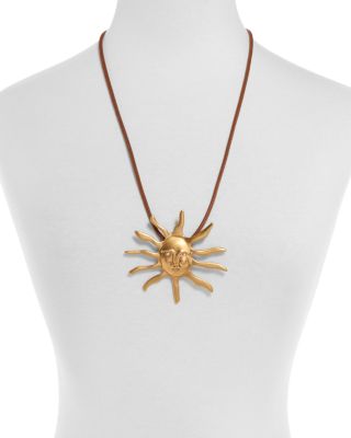 Cult Gaia - Leo Sun Necklace, 12"
