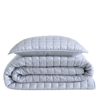 Reversible Mini Box Quilt Set, King