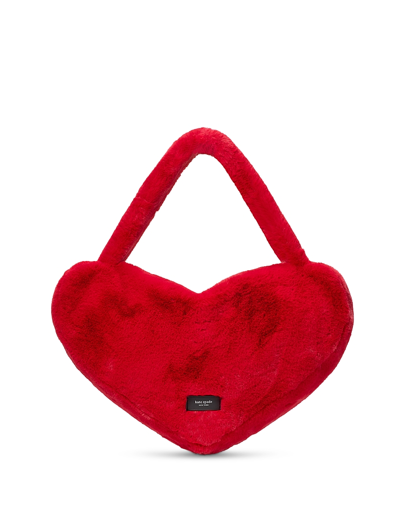 Kate Spade New York Luver Faux Fur Heart Tote