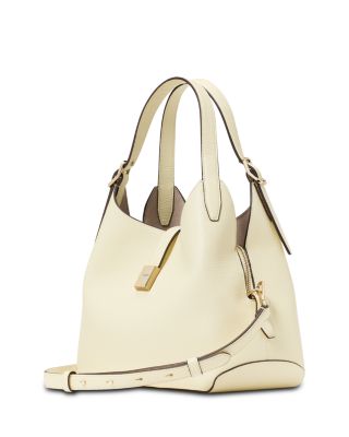 Deco Pebbled Leather Small Crossbody Tote