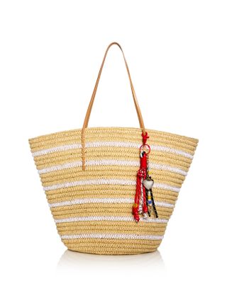 Heart Beaded Bag Charm - Exclusive