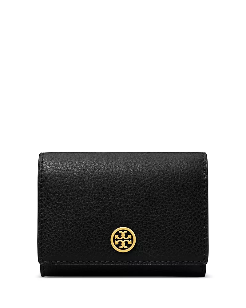 Tory Burch Robinson Leather Business Card Case