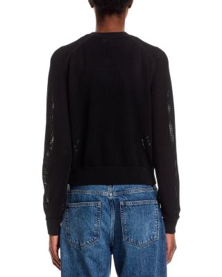 Crewneck Cardigan Sweater