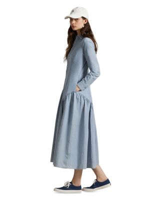 Ralph Lauren - Cotton Linen Chambray Shirtdress