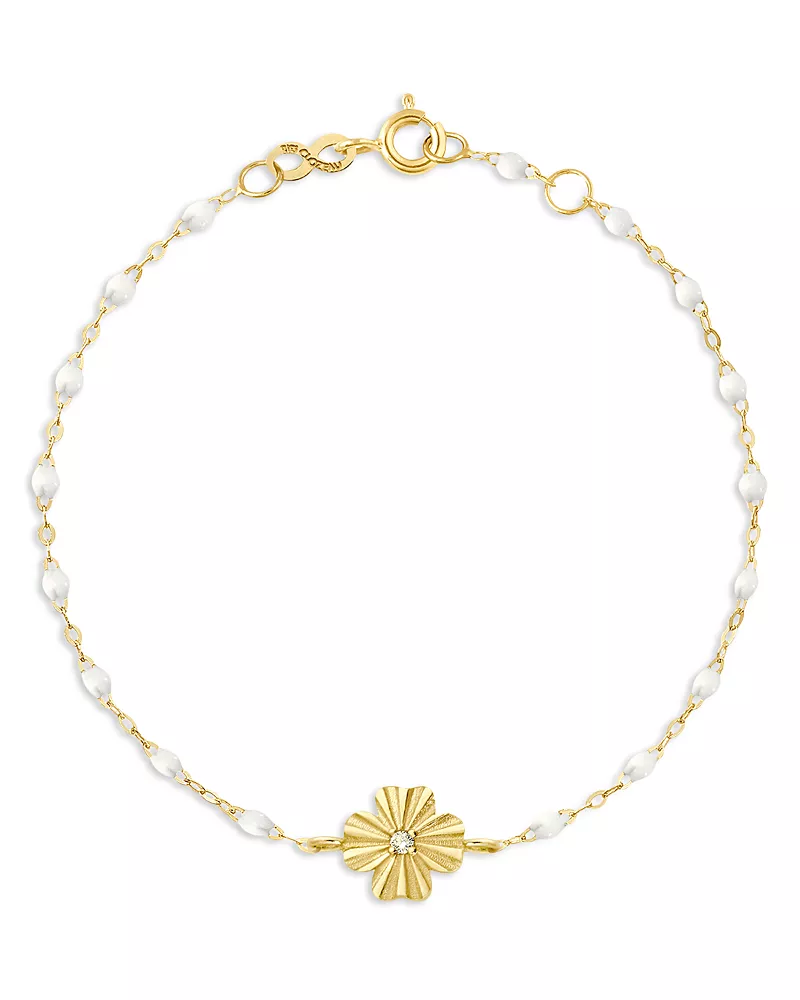 Gigi Clozeau 18K Yellow Gold Classic Gigi Clover Lumiere Bracelet