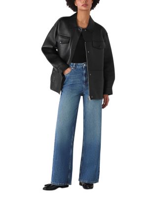 Straight Full Length Jeans in Denim