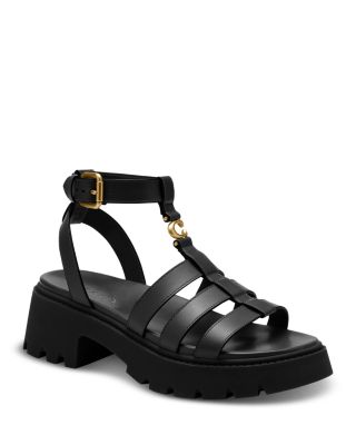 【送料関税込】COACH Sculpted C Platform Fisherman Sandals COACH Women's Sculpted C Platform Fisherman Sandals