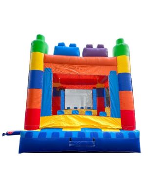 Premium Inflatable Bounce House (Without Blower) - 13 x 12 x 14.5 Foot - Deluxe Castle Big Crossover Inflatable Bouncy House Jumper Unit for Kids